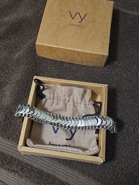 Men's Silver-Tone Chain Bracelet